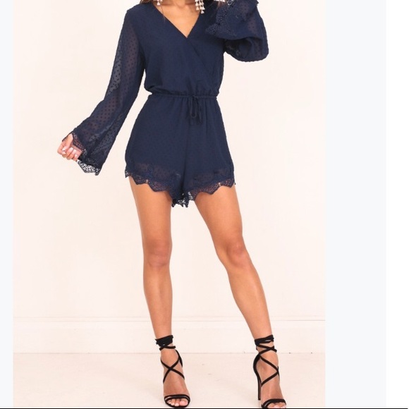 Navy romper - Picture 1 of 1